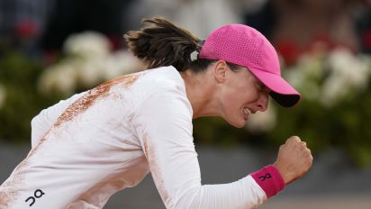 Associated Press - Iga Swiatek avenged her loss in last year's final to Aryna Sabalenka and won the Madrid Open on Saturday after a third-set tiebreaker.  The top-ranked Swiatek beat No. 2 Sabalenka