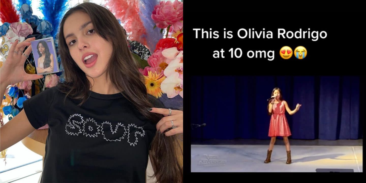 This Throwback Tiktok Of A 10 Year Old Olivia Rodrigo Belting A Jessie J Song Has Fans In Awe