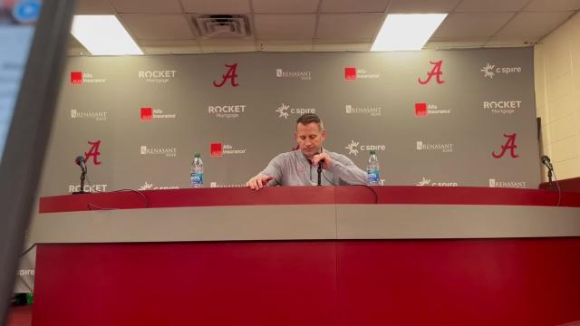 Watch: Alabama basketball coach Nate Oats discusses his contract extension