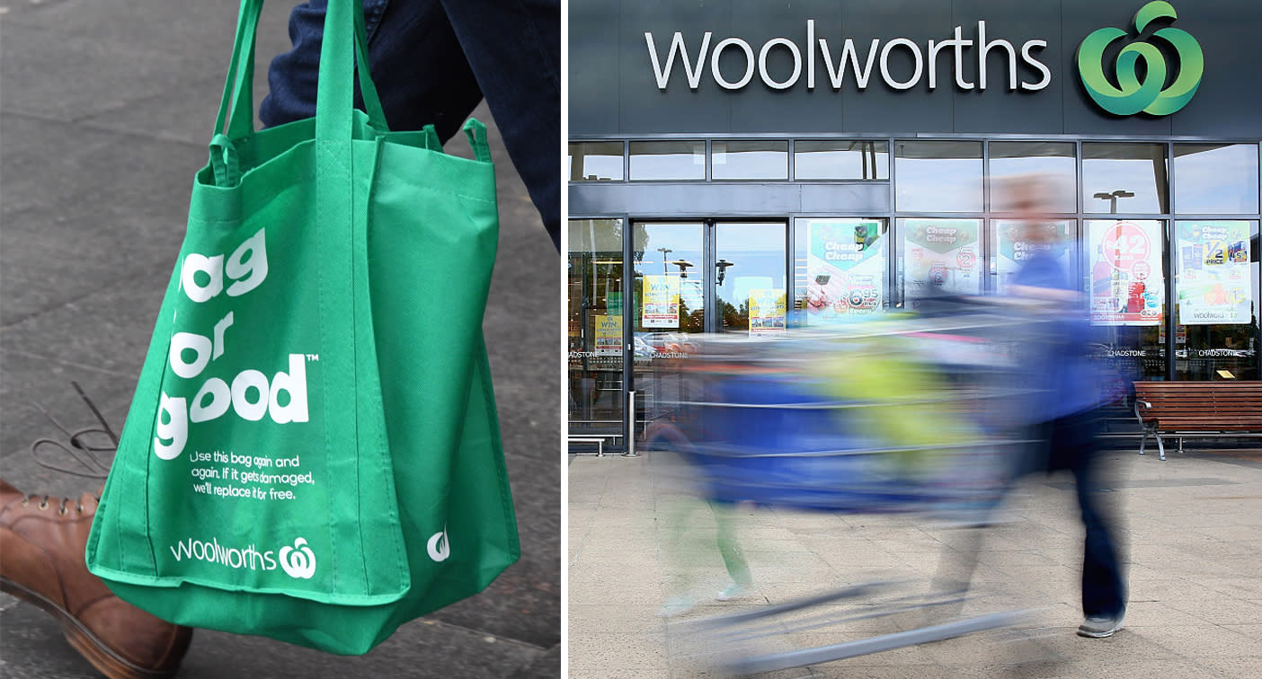 Woolworths to trial paper bags in wake of single-use plastic bag ban