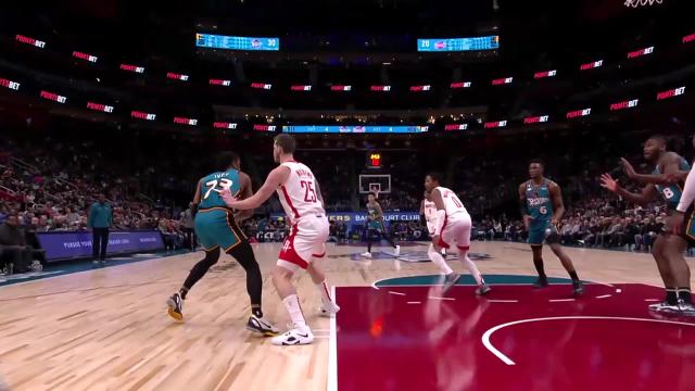 Hamidou Diallo with a dunk vs the Houston Rockets