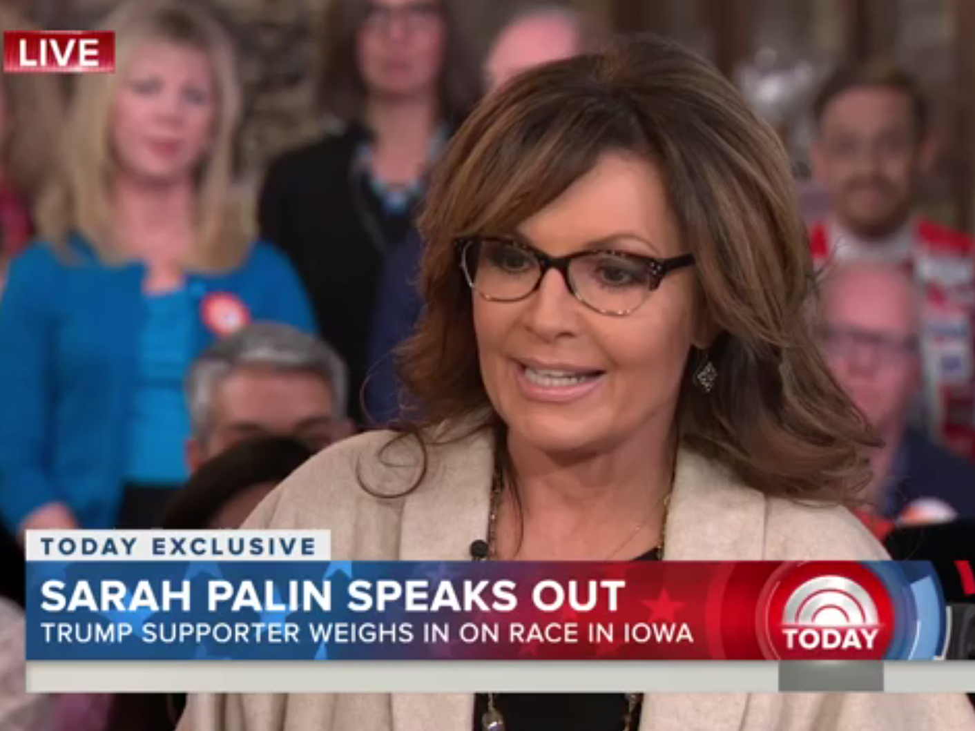 Sarah Palin interview derails when she's asked about her son's arrest1412 x 1059