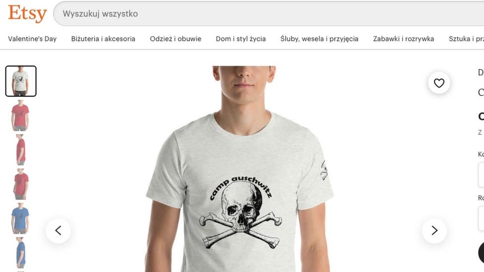 Etsy sorry as 'Camp Auschwitz' T-shirt sparks fury