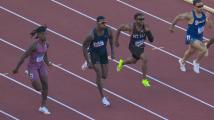 Kerley runs season's best in men's 100m heat