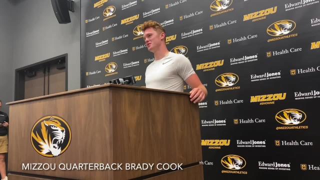 WATCH: Mizzou’s Brady Cook talks being named the Tigers’ starting quarterback