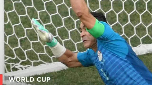 Egypt goalie, 45, sets World Cup record and saves a penalty vs. Saudi Arabia