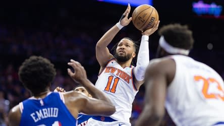 Knicks outlast 76ers, 118-115, in wild Game 6 to advance to second round of Eastern Conference playoffs