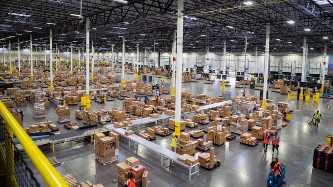 Amazon is shopping for an organization that makes pallet-stacking robots