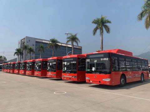 King Long China entrega autobuses a GNC equipados con Allison Automatics a la ciudad de Guadalajara, México