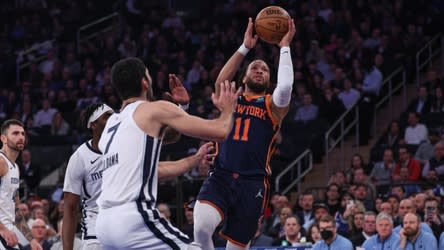 Knicks takeaways from Tuesday's 123-113 win over Grizzlies, including Jalen Brunson's late injury