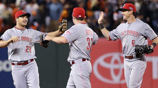 Reds react strong, win Game 1