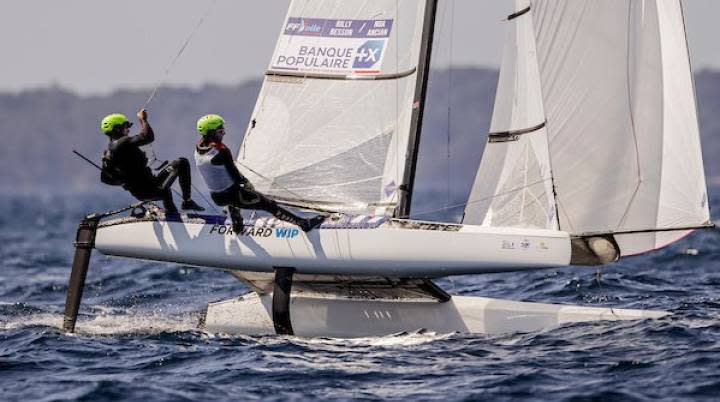 Charline Picon dispute ses premiers Mondiaux en 49er au Canada