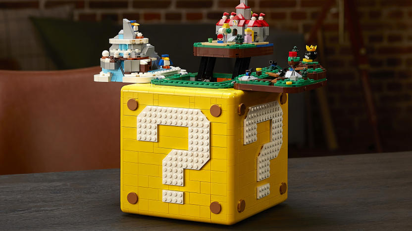 Nintendo and LEGO team up for a foldout Super Mario 64 block set