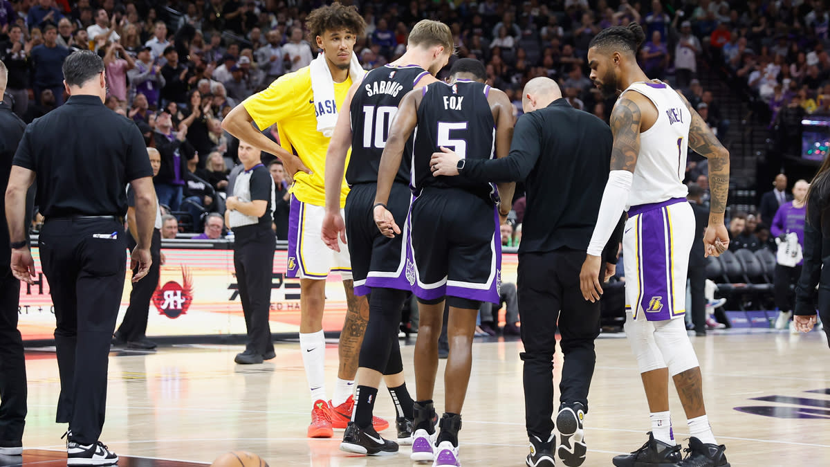 De'Aaron Fox out for Kings-Warriors; MRI reveals moderate ankle sprain