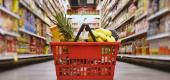 Grocery basket with products. (Getty Images)