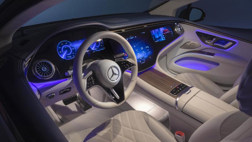 Mercedes EQS interior