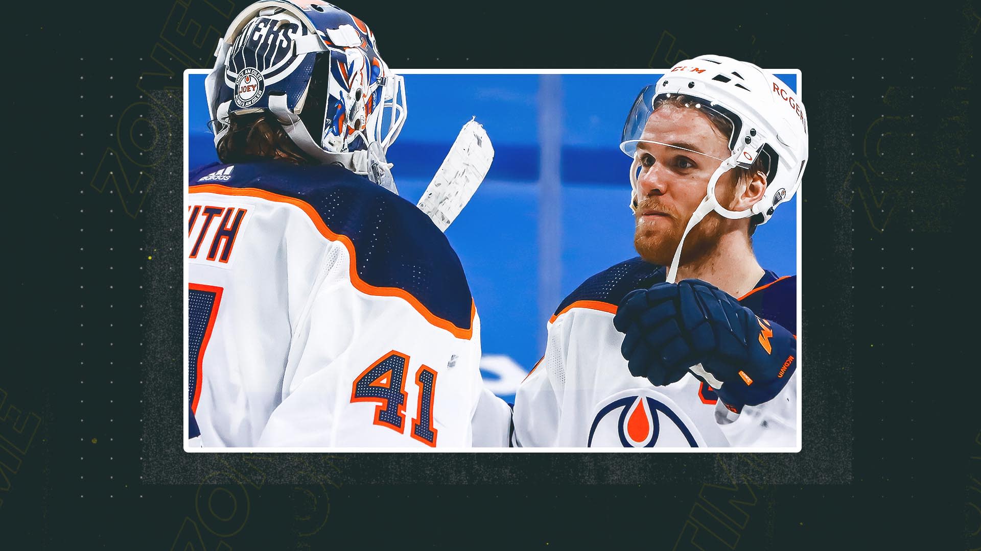 5-year-old boy battling brain cancer steals Edmonton Oilers' show (VIDEO)