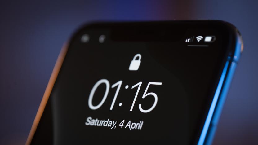 The lock screen is seen on an iPhone 11 Pro Max in this illustration photo in Warsaw, Poland on April 4, 2020. (Photo Illustration by Jaap Arriens/NurPhoto via Getty Images)