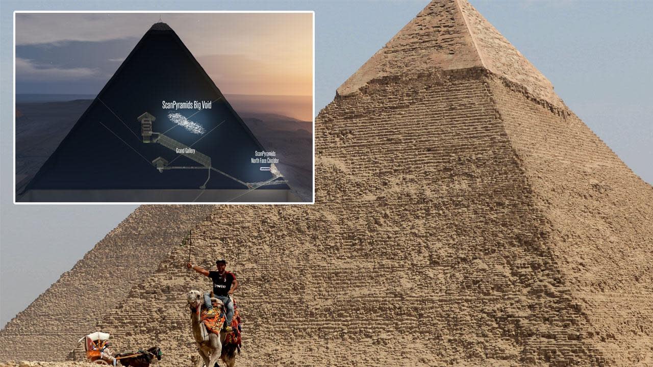 Secrets of Egypt's Great Pyramid unlocked with cosmic rays revealing void