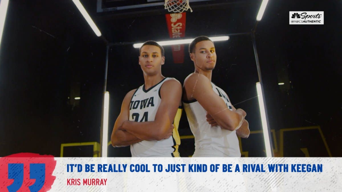 Kris and Keegan Murray on going from teammates to opponents for the first  time in their lives