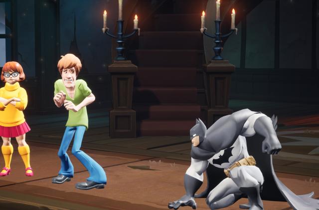 Velma, Shaggy and Batman in MultiVersus.