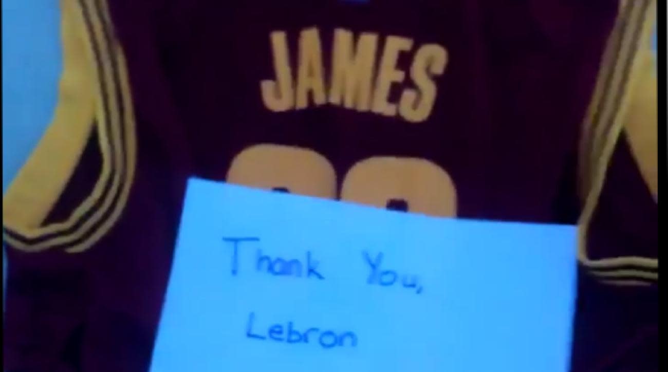 lebron james burning jersey