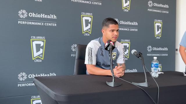 Video: Crew forward Cucho talks scoring goals, assists and more