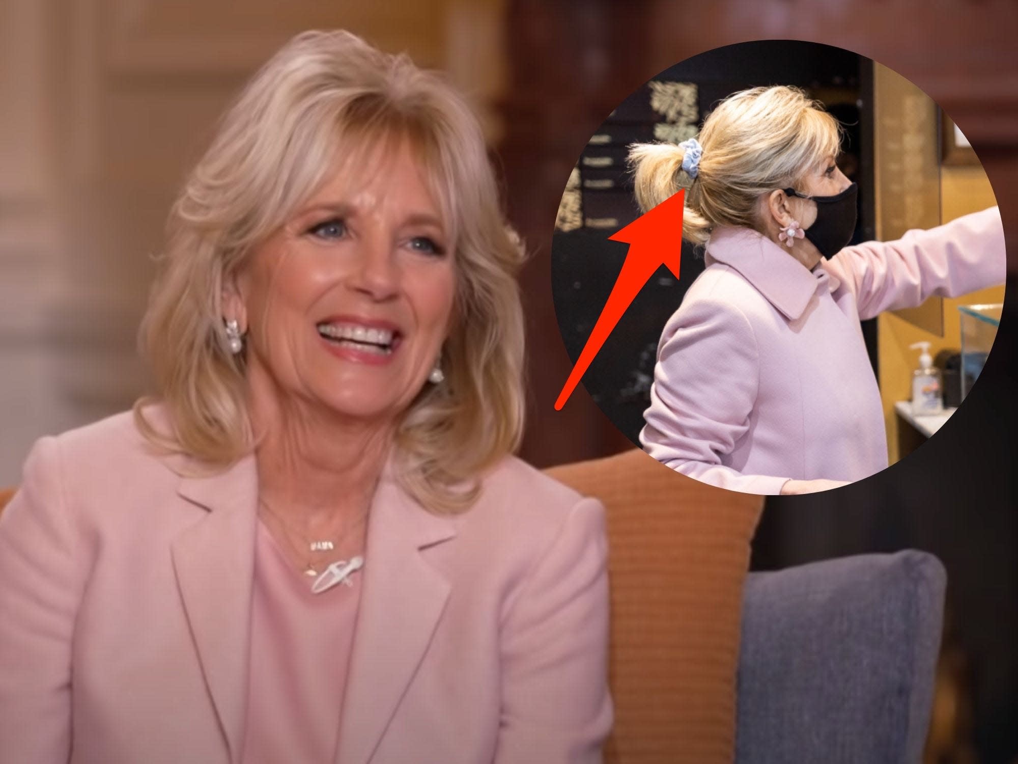 Jill Biden Says She Doesnt Understand The Hype Around Her Scrunchie