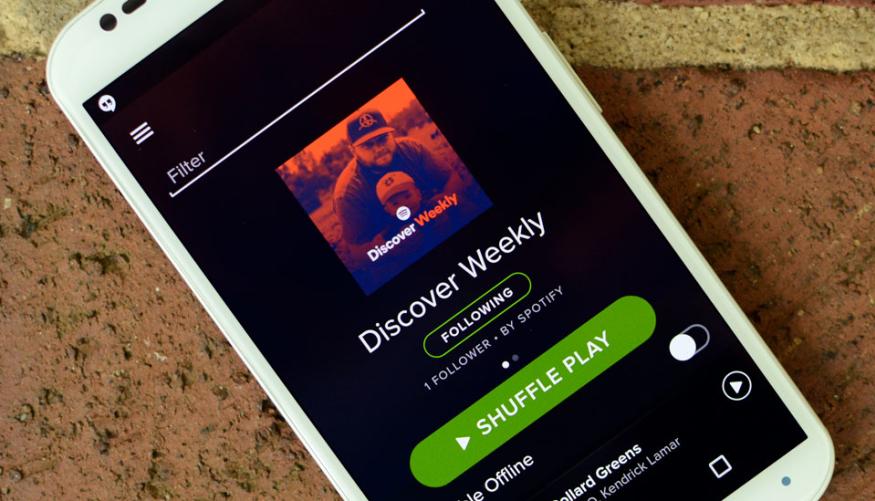 Spotify's Discover Weekly uses your habits to recommend new music