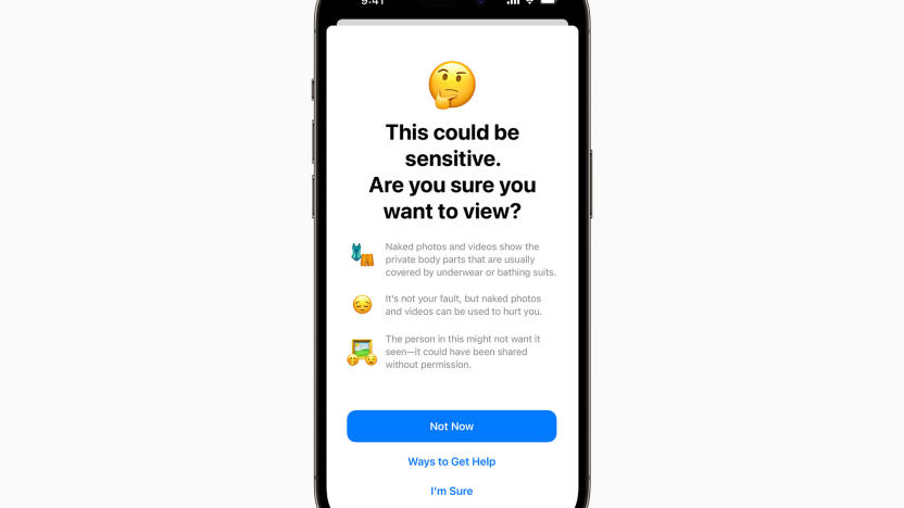 iOS 17 Sensitive Content Warning
