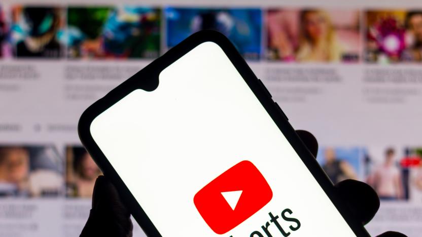 BRAZIL - 2020/09/21: In this photo illustration a YouTube Shorts logo is seen displayed on a smartphone. (Photo Illustration by Rafael Henrique/SOPA Images/LightRocket via Getty Images)