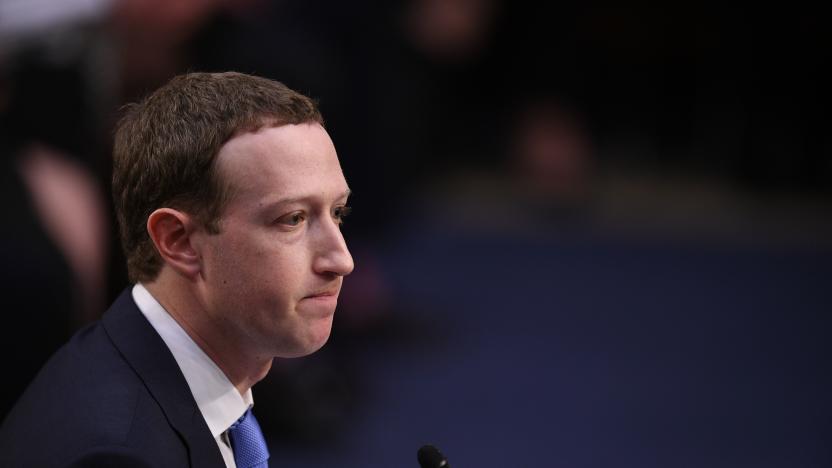 Facebook CEO Mark Zuckerberg testifies before a joint hearing of the US Senate Commerce, Science and Transportation Committee and Senate Judiciary Committee on Capitol Hill, April 10, 2018 in Washington, DC.
Zuckerberg, making his first formal appearance at a Congressional hearing, seeks to allay widespread fears ignited by the leaking of private data on tens of millions of users to British firm Cambridge Analytica working on Donald Trump's 2016 presidential campaign. / AFP PHOTO / JIM WATSON        (Photo credit should read JIM WATSON/AFP via Getty Images)