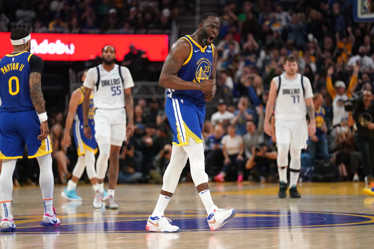 Kerr, Warriors players react to ‘special' Draymond's incredible block