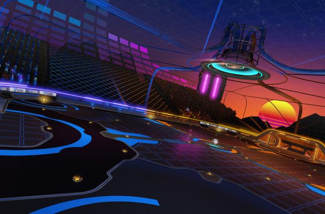 Rocket League Neon Fields Arena 2020