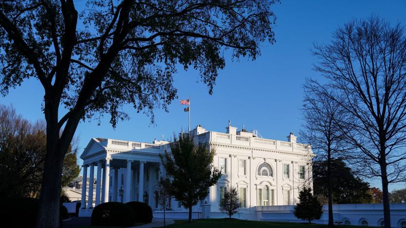 The exterior of the White House in Washington, D.C., U.S., November 19, 2022. REUTERS/Sarah Silbiger