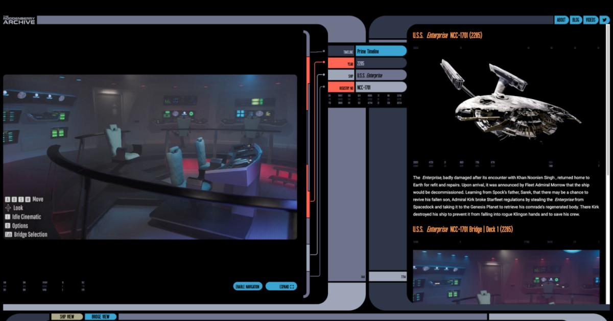 Star Trek experience lets you virtually walk around every Starship Enterprise bridge