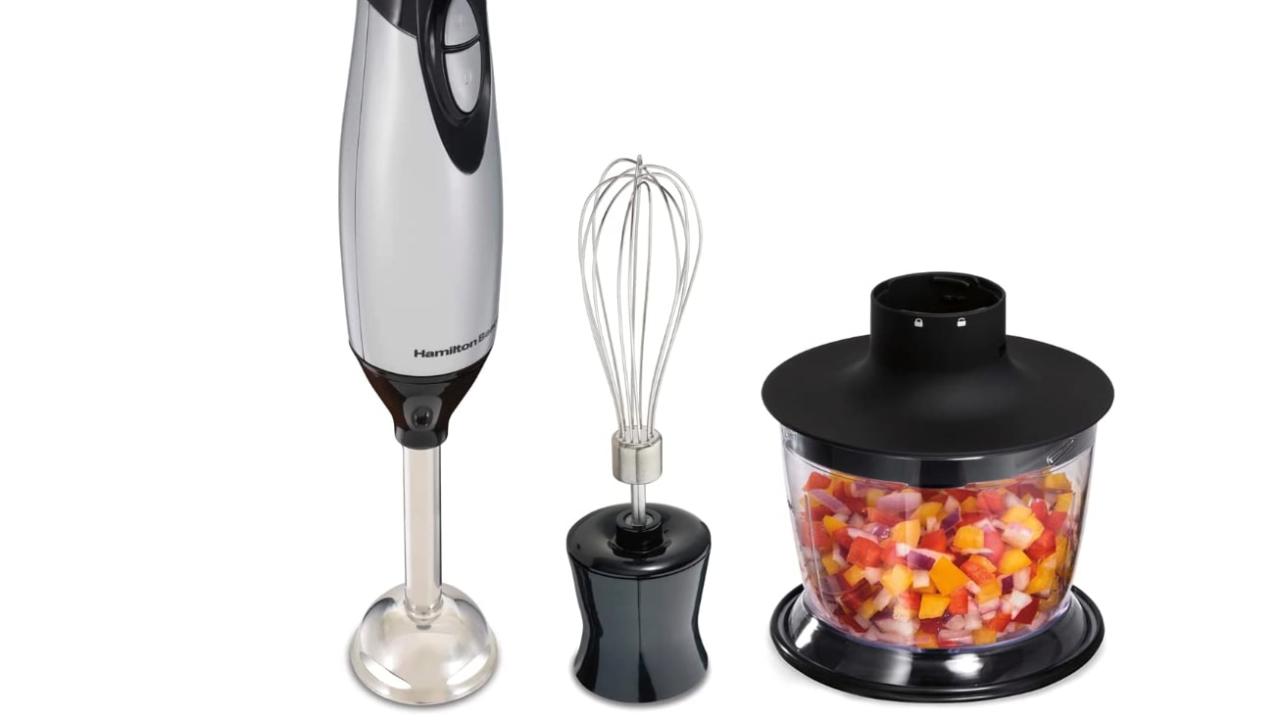 5 Core Hand Blender Immersion Blender Handheld Stick Batidora