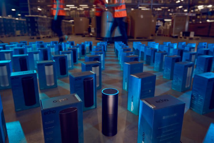 Amazon launches its Echo smart speaker system in the UK