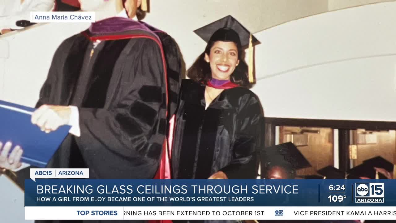 A life of service and breaking glass ceilings; Meet Anna María Chávez