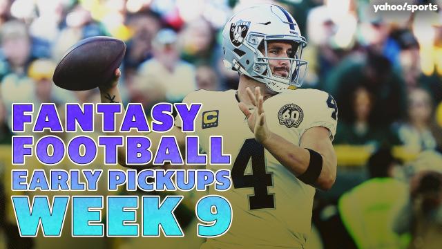 Week 9 Early Fantasy Football Pickups