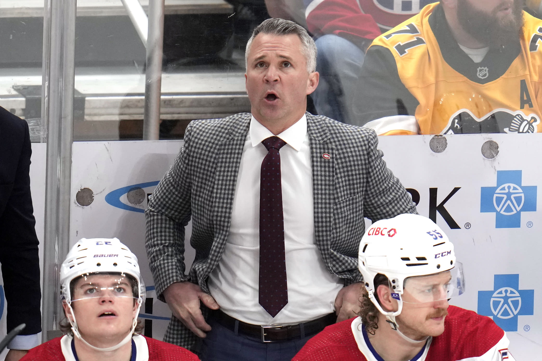 The Montreal Canadiens have exercised the option on coach Martin St. Louis' contract