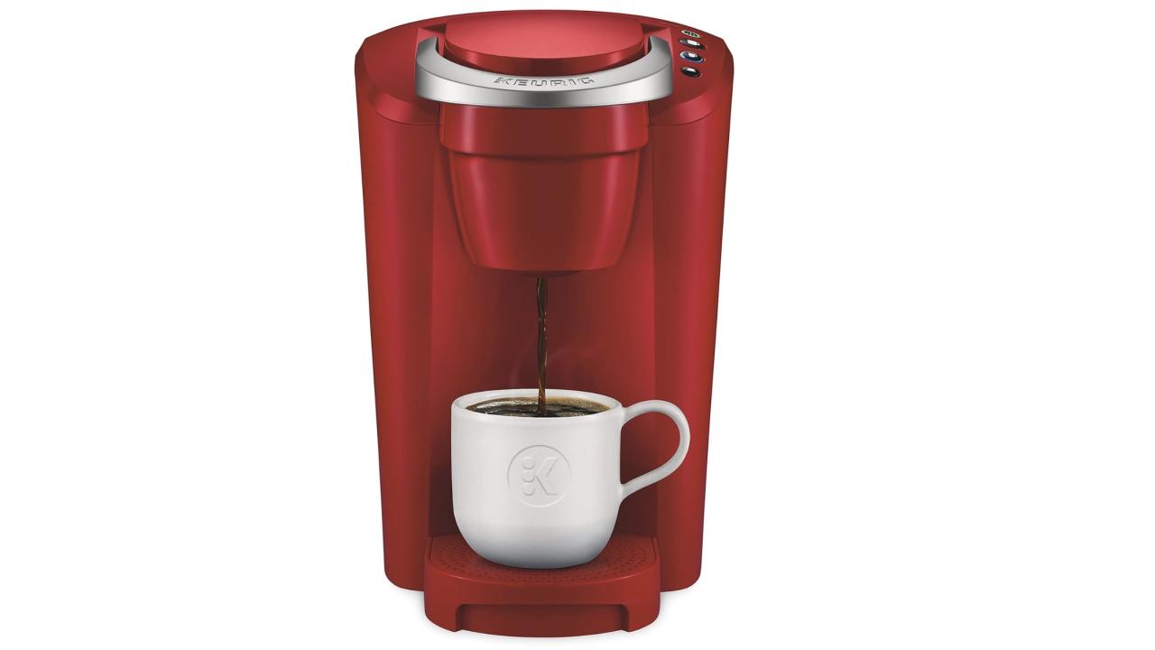 Keurig 14oz Faceted Travel Mug - Red