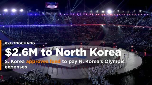 South Korea approves $2.6 million fund to pay North Korea's Olympic expenses
