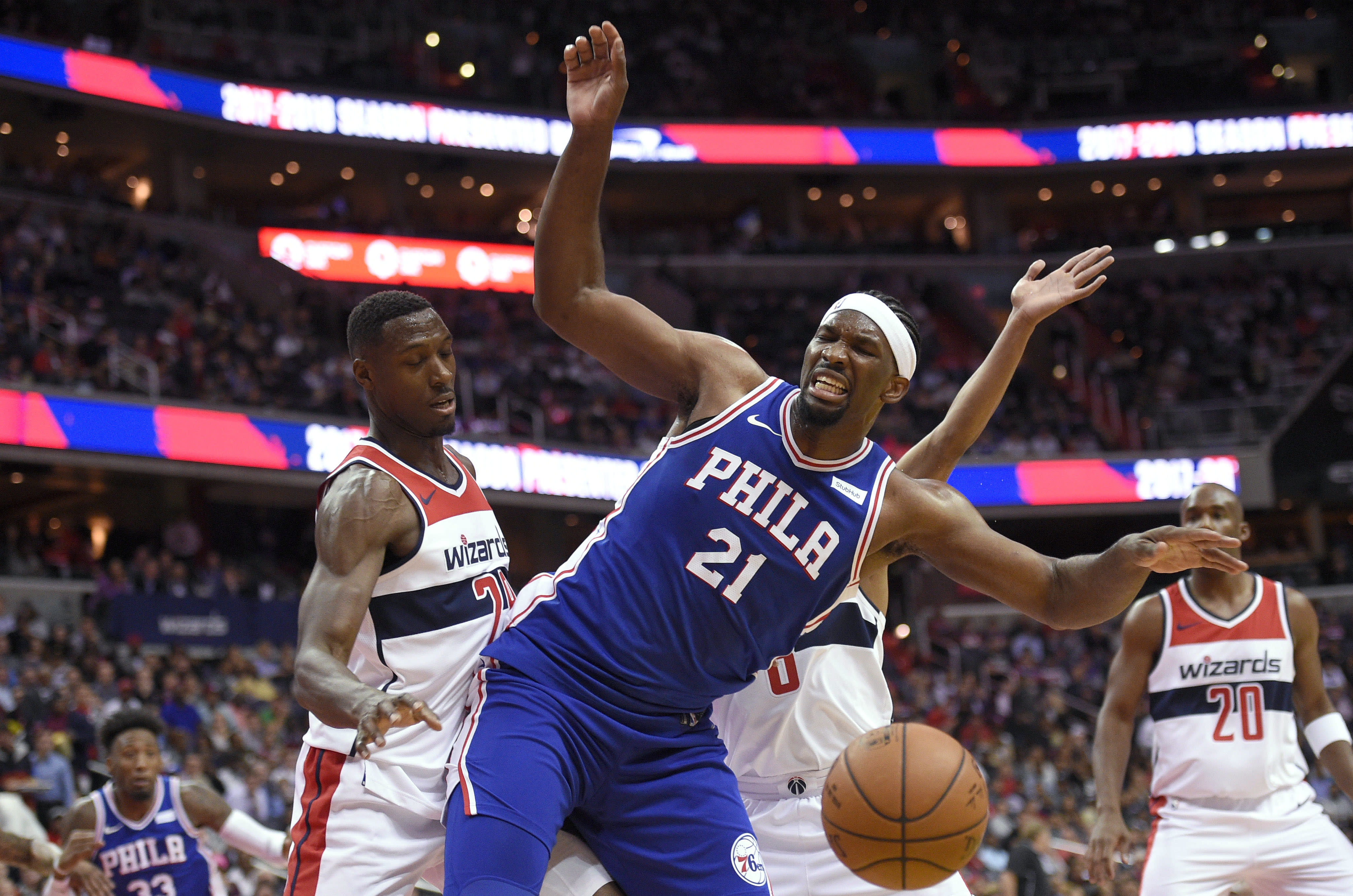Fans shower 76ers with 'Trust the Process' chants in D.C.4099 x 2716
