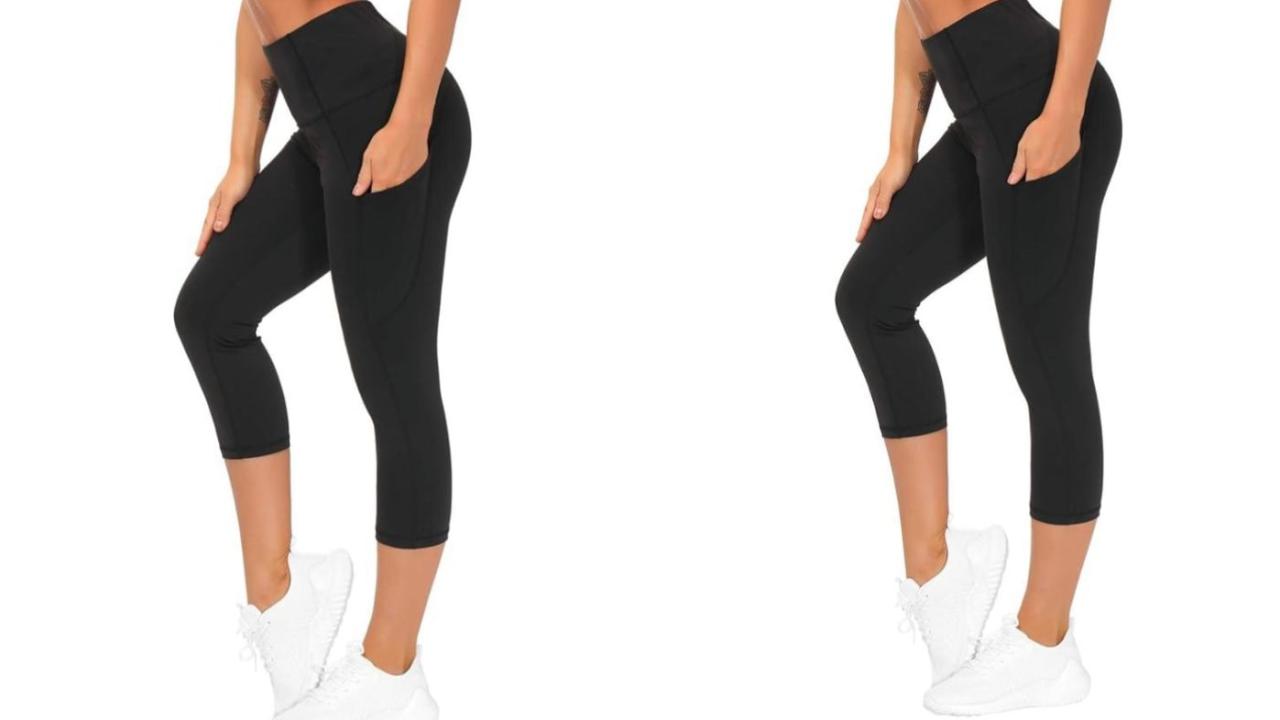 TOPYOGAS Women's Casual Bootleg Yoga Pants V Crossover High