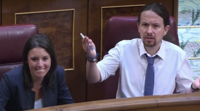 Pablo Iglesias, indignado (YouTube)