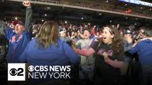 Mets fans celebrate Wild Card Series win at Citi Field watch party