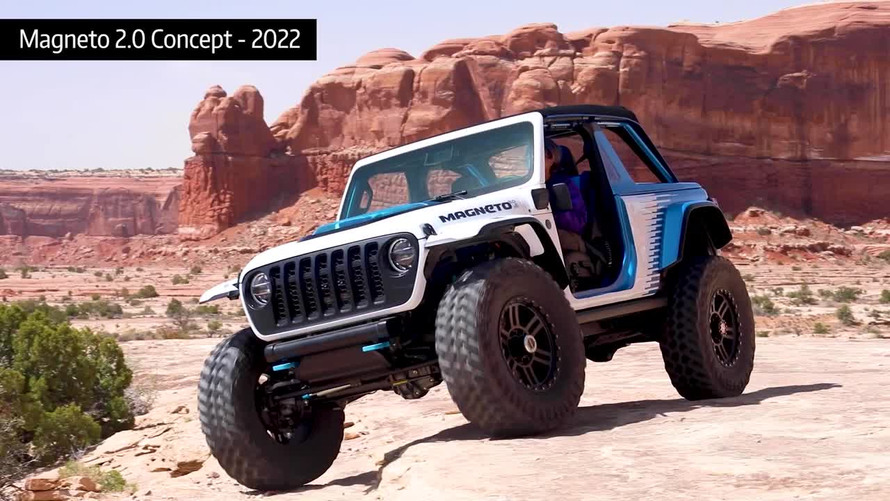 Jeep Wrangler Magneto  Concept - 2023 Easter Jeep Safari Concepts