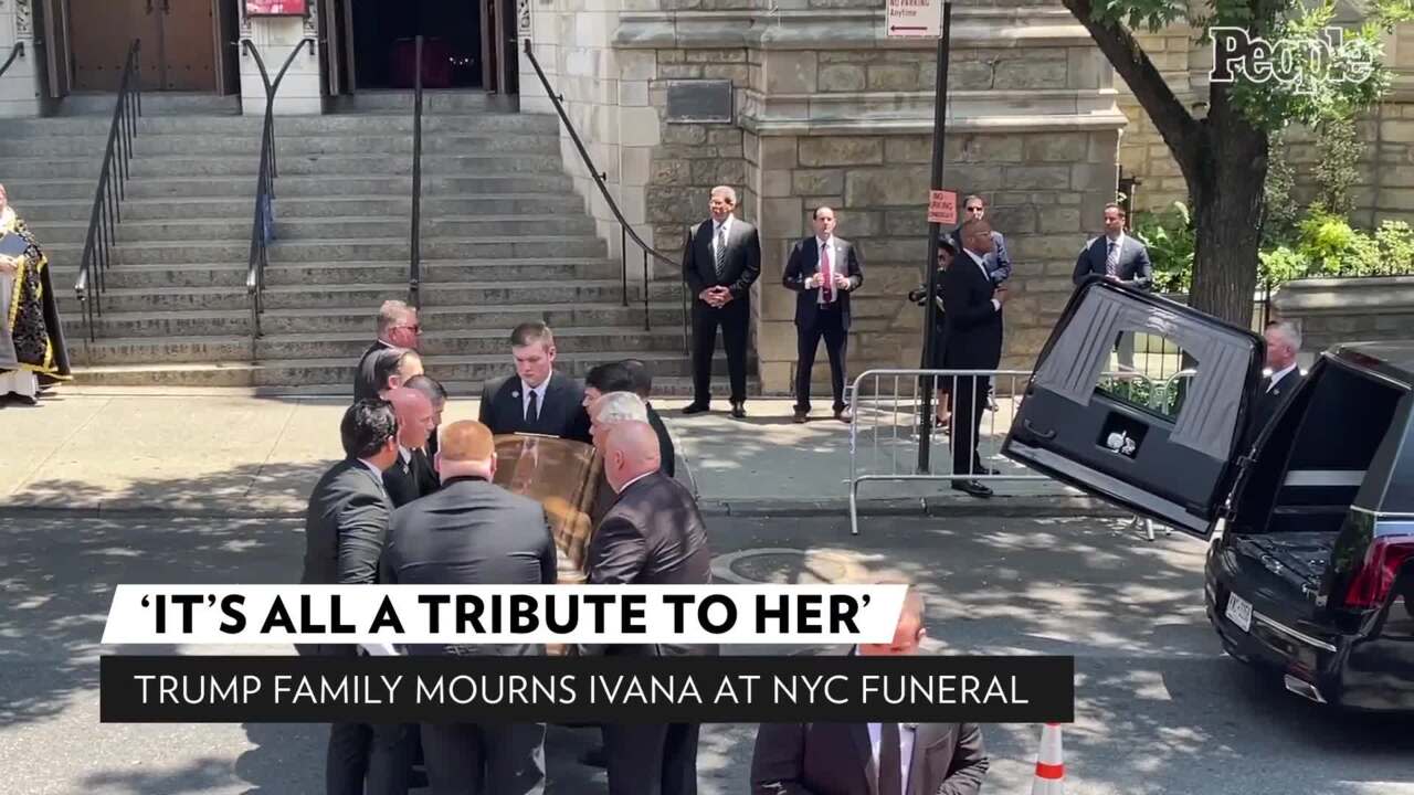 Ivana Trump mourned at Upper East Side funeral