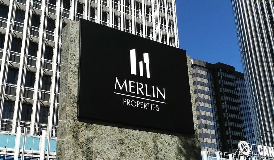 Merlin Properties: Attempt to break out of the lower side of the long-term uptrend channel